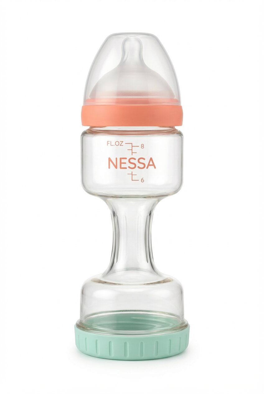 Nessa Bottle Dumbbell Grip Design