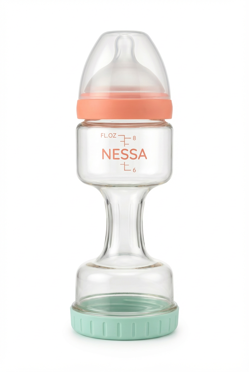 Nessa Bottle Dumbbell Grip Design